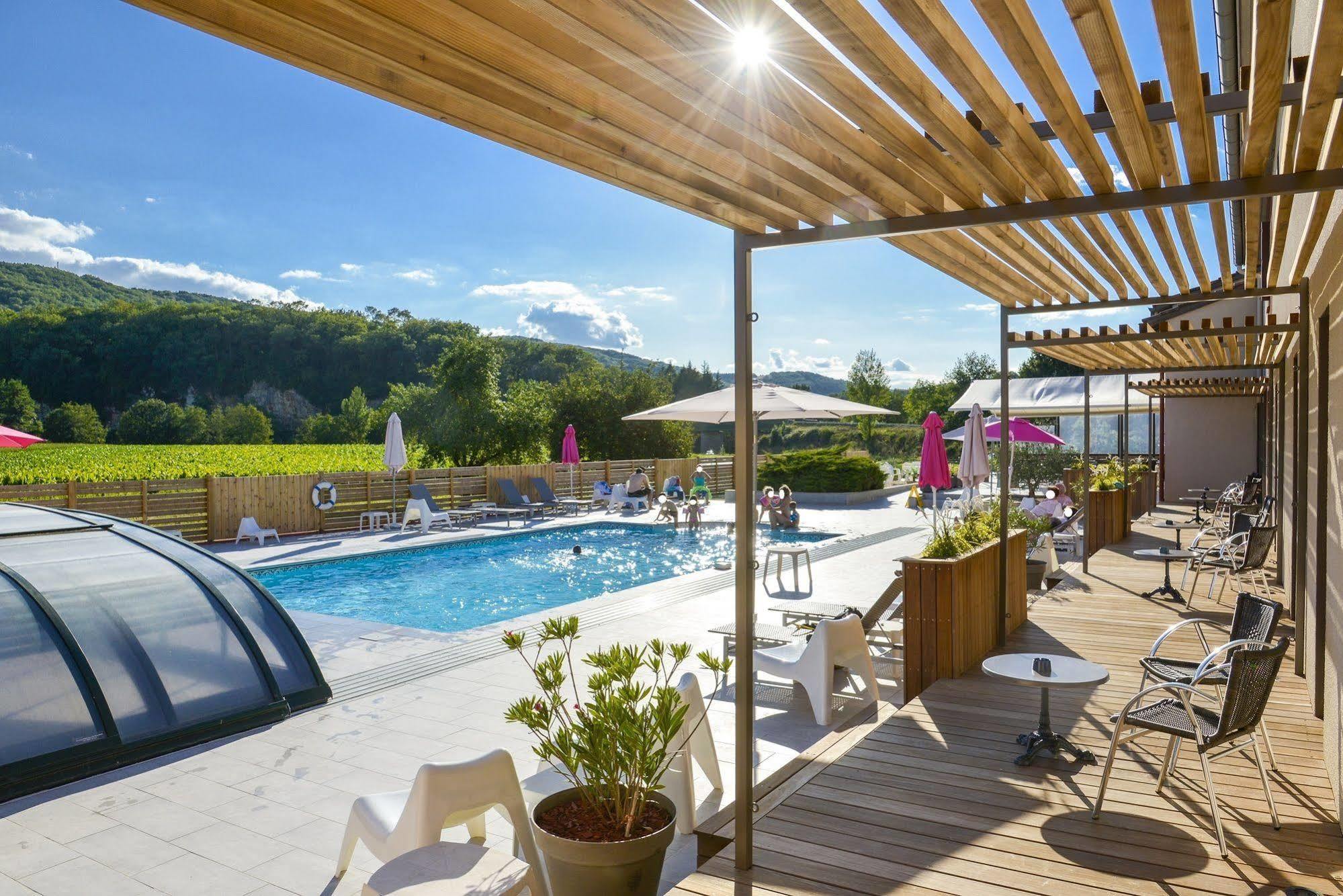 Hotel Les Gabarres Tour-de-Faure ภายนอก รูปภาพ